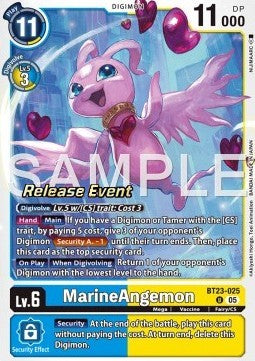 MarineAngemon (BT23-025) - Promos: Hackers' Slumber (Alternative Art) [BT-23P-BT23-025]