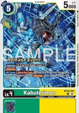 Kabuterimon (BT23-041) - Promos: Hackers' Slumber (Alternative Art) [BT-23P-BT23-041]