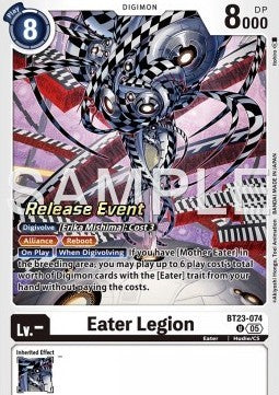 Eater Legion (BT23-074) - Promos: Hackers' Slumber (Alternative Art) [BT-23P-BT23-074]