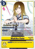 Makiko Date (BT23-082) - Promos: Hackers' Slumber (Alternative Art) [BT-23P-BT23-082]