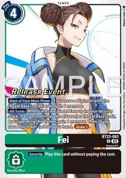 Fei (BT23-083) - Promos: Hackers' Slumber (Alternative Art) [BT-23P-BT23-083]