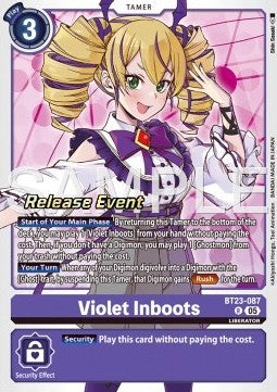 Violet Inboots (BT23-087) - Promos: Hackers' Slumber (Alternative Art) [BT-23P-BT23-087]