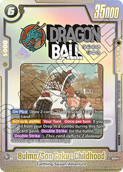 Bulma/Son Goku : Childhood (SB01-057)  (V.1 - Super Rare) - Special Tournament Promos [Fusion World] (Super Rare) [STPFW-SB01-057]