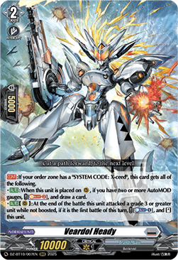 Veardol Heady  (V.1 - Triple Rare) - Dragonsoul Resonance (Triple Rare) [DZ-BT10-007]