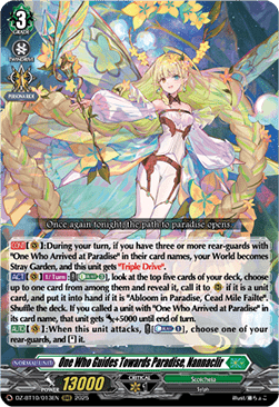 One Who Guides Towards Paradise, Nannaclir  (V.1 - Triple Rare) - Dragonsoul Resonance (Triple Rare) [DZ-BT10-013]
