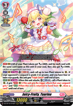 Juicy-Fruity, Tuarina  (V.1 - Triple Rare) - Dragonsoul Resonance (Triple Rare) [DZ-BT10-016]