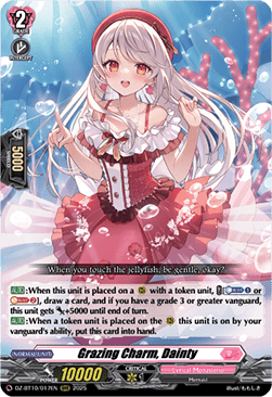 Grazing Charm, Dainty  (V.1 - Triple Rare) - Dragonsoul Resonance (Triple Rare) [DZ-BT10-017]
