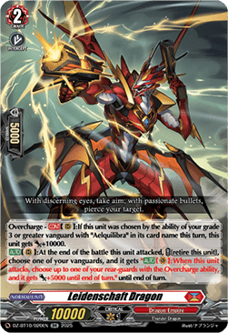 Leidenschaft Dragon  (V.1 - Double Rare) - Dragonsoul Resonance (Double Rare) [DZ-BT10-020]