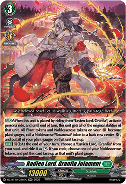 Radien Lord, Granfia Julament  (V.1 - Double Rare) - Dragonsoul Resonance (Double Rare) [DZ-BT10-035]