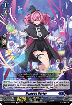 Noxious Hurler  (V.1 - Rare) - Dragonsoul Resonance (Rare) [DZ-BT10-050]