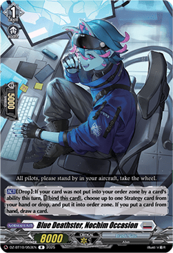Blue Deathster, Nochim Occasion  (V.1 - Rare) - Dragonsoul Resonance (Rare) [DZ-BT10-053]
