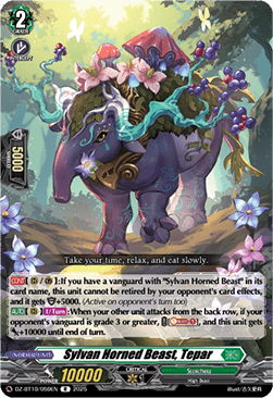 Sylvan Horned Beast, Tepar  (V.1 - Rare) - Dragonsoul Resonance (Rare) [DZ-BT10-059]