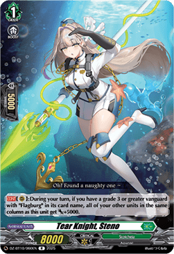 Tear Knight, Steno  (V.1 - Rare) - Dragonsoul Resonance (Rare) [DZ-BT10-060]
