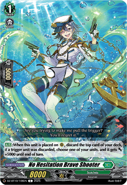 No Hesitation Brave Shooter - Dragonsoul Resonance (Common) [DZ-BT10-106]