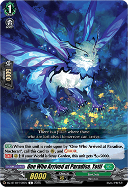 One Who Arrived at Paradise, Yotil - Dragonsoul Resonance (Common) [DZ-BT10-109]