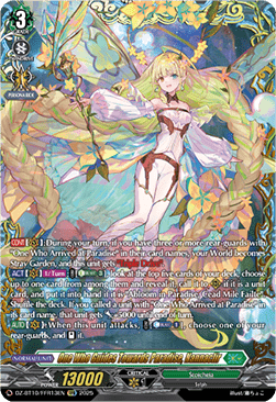 One Who Guides Towards Paradise, Nannaclir  (V.3 - Double Frame Rare) - Dragonsoul Resonance (Double Frame Rare) [DZ-BT10-FFR13]