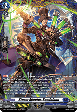 Steam Shooter, Kandalanu  (V.2 - Frame Rare) - Dragonsoul Resonance (Frame Rare) [DZ-BT10-FR10]