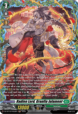 Radien Lord, Granfia Julament  (V.2 - Frame Rare) - Dragonsoul Resonance (Frame Rare) [DZ-BT10-FR33]