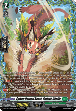 Sylvan Horned Beast, Cathair Cheile  (V.2 - Frame Rare) - Dragonsoul Resonance (Frame Rare) [DZ-BT10-FR34]