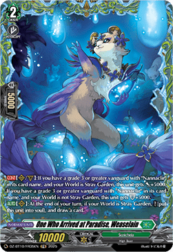 One Who Arrived at Paradise, Weaselain  (V.2 - Frame Rare) - Dragonsoul Resonance (Frame Rare) [DZ-BT10-FR35]