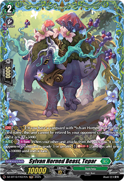 Sylvan Horned Beast, Tepar  (V.2 - Frame Rare) - Dragonsoul Resonance (Frame Rare) [DZ-BT10-FR37]