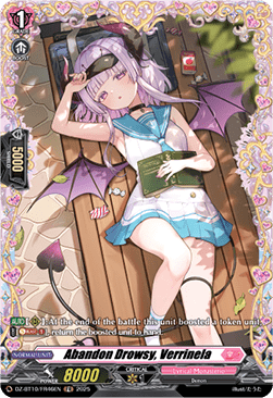 Abandon Drowsy, Verrinela  (V.2 - Frame Rare) - Dragonsoul Resonance (Frame Rare) [DZ-BT10-FR46]