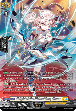 Knight of the Distant Bow, Almov  (V.3 - Silver Rare) - Dragonsoul Resonance (Silver Rare) [DZ-BT10-SR24]
