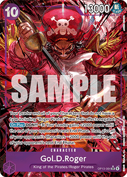 Gol.D.Roger (OP13-064) (V.2) - Carrying on his Will (Alternate Art) [OP13-064]