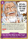 Go All the Way to the Top!! (OP13-077) - Carrying on his Will (Common) [OP13-077]