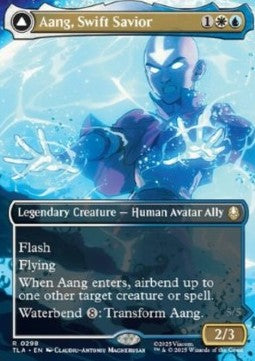Aang, Swift Savior // Aang and La, Ocean's Fury (V.1) - Avatar: The Last Airbender: Extras (Rare) [XTLA-298]