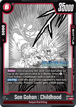 Son Gohan : Childhood (SB02-007) - Manga Booster 02 [Fusion World] (Uncommon) [SB02-007]