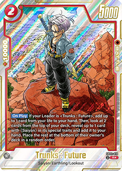 Trunks : Future (SB02-010)  (V.2 - Alternate Art) - Manga Booster 02 [Fusion World] (Alternate Art) [SB02-010]