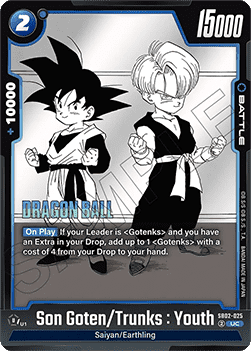 Son Goten/Trunks : Youth (SB02-025)  (V.1 - Uncommon) - Manga Booster 02 [Fusion World] (Uncommon) [SB02-025]