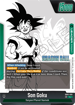 Son Goku // Son Goku (SB02-033)  (V.1 - Leader) - Manga Booster 02 [Fusion World] (Leader) [SB02-033]