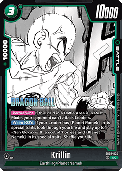 Krillin (SB02-034) - Manga Booster 02 [Fusion World] (Uncommon) [SB02-034]