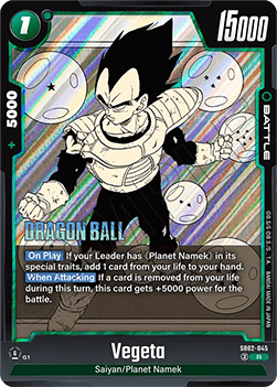 Vegeta (SB02-045) - Manga Booster 02 [Fusion World] (Rare) [SB02-045]