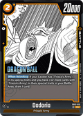 Dodoria (SB02-052) - Manga Booster 02 [Fusion World] (Uncommon) [SB02-052]