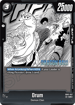 Drum (SB02-057) - Manga Booster 02 [Fusion World] (Uncommon) [SB02-057]