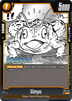 Ginyu (FB01-107) - Manga Booster 02 [Fusion World] (Uncommon) [SB02-FB01-107]