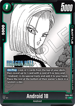 Android 18 (FB04-057) - Manga Booster 02 [Fusion World] (Common) [SB02-FB04-057]