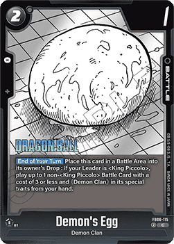 Demon's Egg (FB06-115) - Manga Booster 02 [Fusion World] (Common) [SB02-FB06-115]