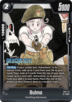 Bulma (FB07-115) - Manga Booster 02 [Fusion World] (Uncommon) [SB02-FB07-115]