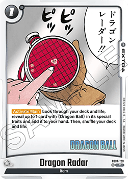 Dragon Radar (FB07-120) - Manga Booster 02 [Fusion World] (Common) [SB02-FB07-120]