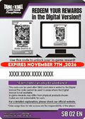 Online Code Card (Booster) (SB02) - Manga Booster 02 [Fusion World] (Online Code Card) [SB02-SB02 EN]