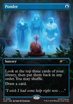 Ponder - Secret Lair Drop Series: Secret Lair x Avatar: The Last Airbender Superdrop (Rare) [SLDTLA-2292]