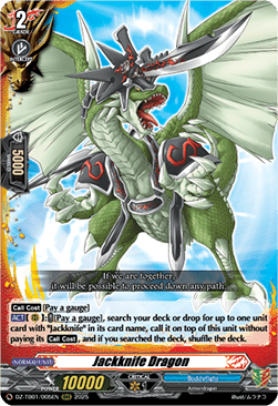 Jackknife Dragon  (V.1 - Triple Rare) - Future Card Buddyfight (Triple Rare) [DZ-TB01-005]