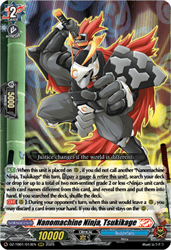 Nanomachine Ninja, Tsukikage  (V.1 - Triple Rare) - Future Card Buddyfight (Triple Rare) [DZ-TB01-013]