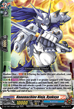 Nanomachine Ninja, Byakuya  (V.1 - Double Rare) - Future Card Buddyfight (Double Rare) [DZ-TB01-038]