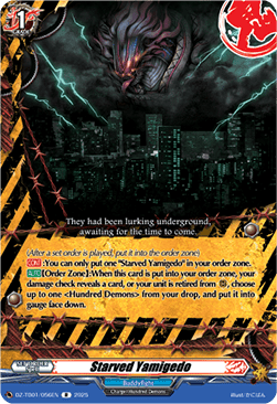 Starved Yamigedo  (V.1 - Rare) - Future Card Buddyfight (Rare) [DZ-TB01-056]