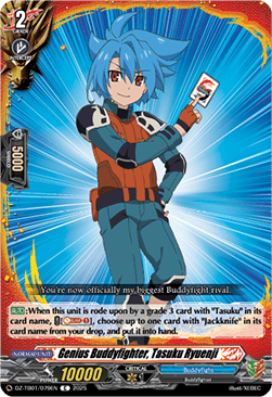 Genius Buddyfighter, Tasuku Ryuenji  (V.1 - Common) - Future Card Buddyfight (Common) [DZ-TB01-079]